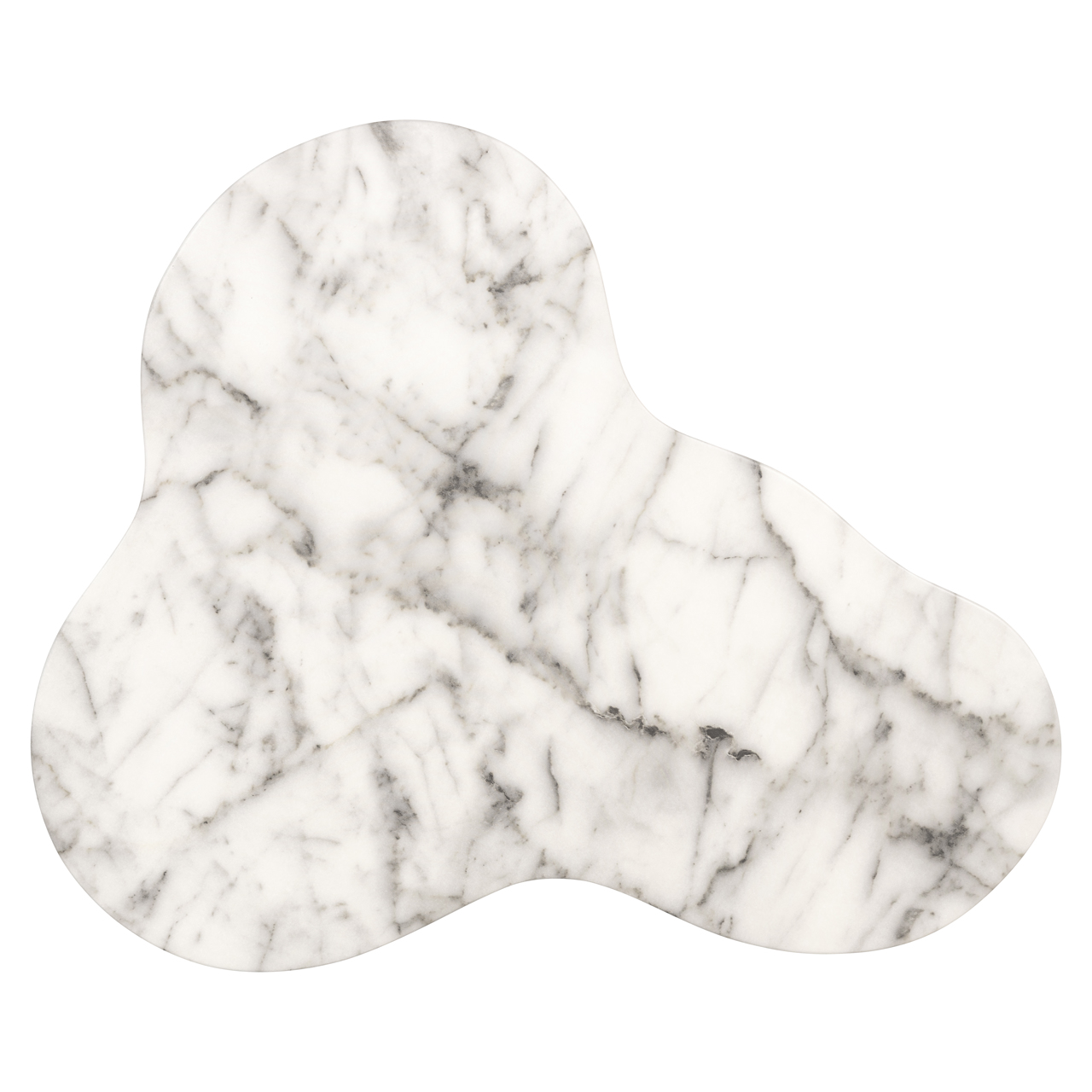 Outdoor end table Rockyard white marble look - Bilde 3