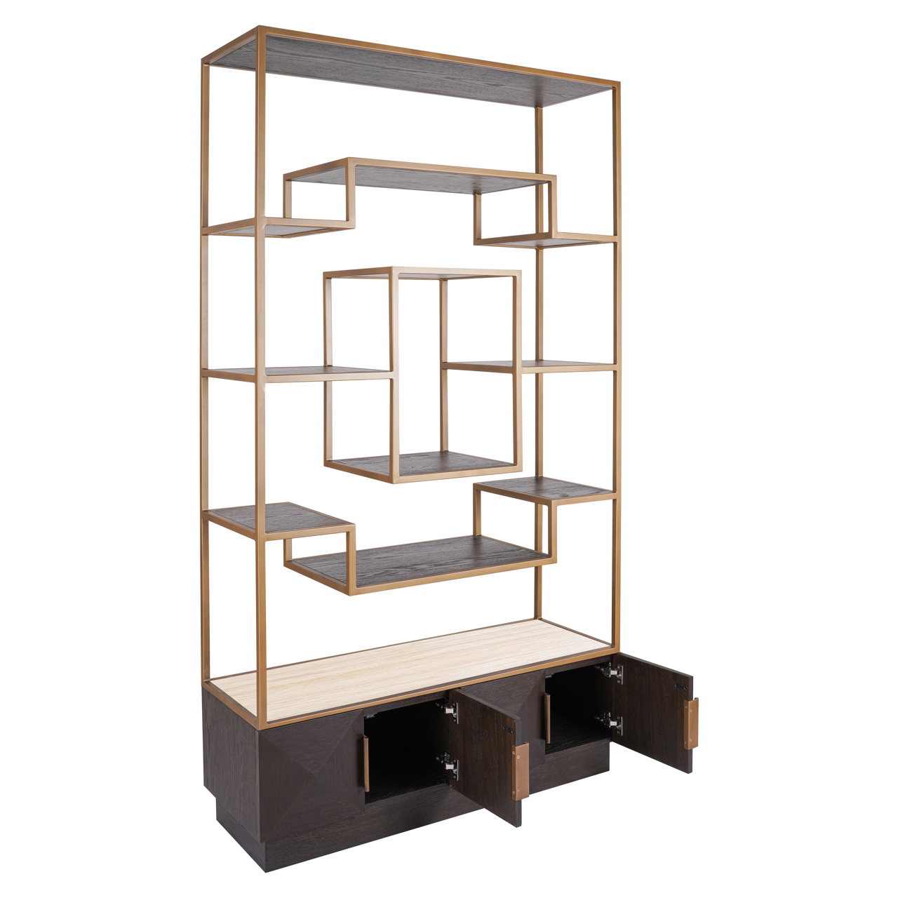 Display cabinet Claremont brown - Bilde 5