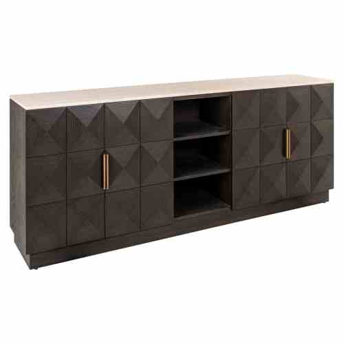 Sideboard Claremont brown 4-doors 2-shelves