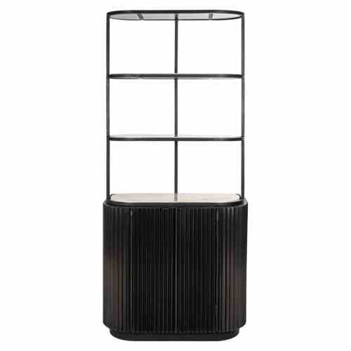 Storage cabinet Hampton dark brown