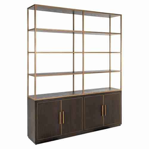 Display cabinet Carter brown large 4-doors