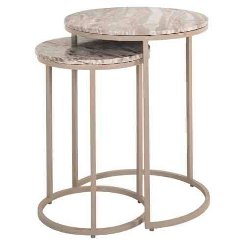 End table Fairfax clay (Set of 2)