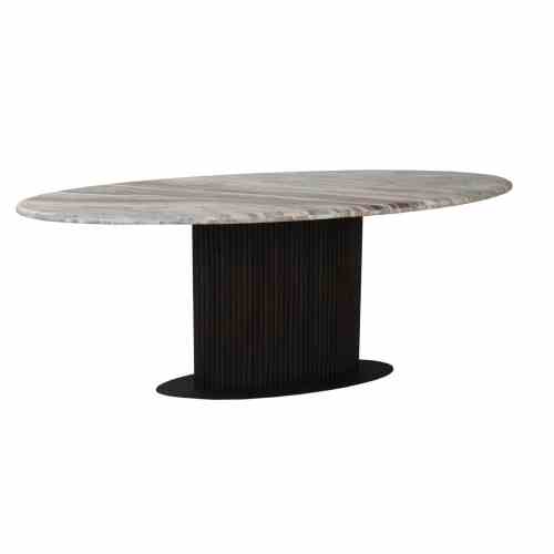 Dining table Rashford Blush beige oval 200