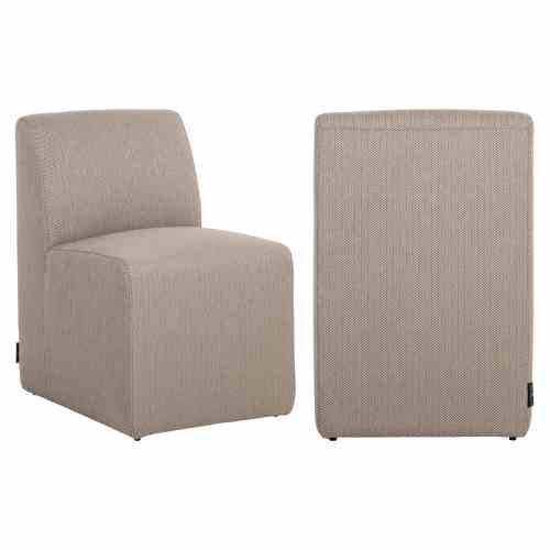 Outdoor dining chair Riva taupe