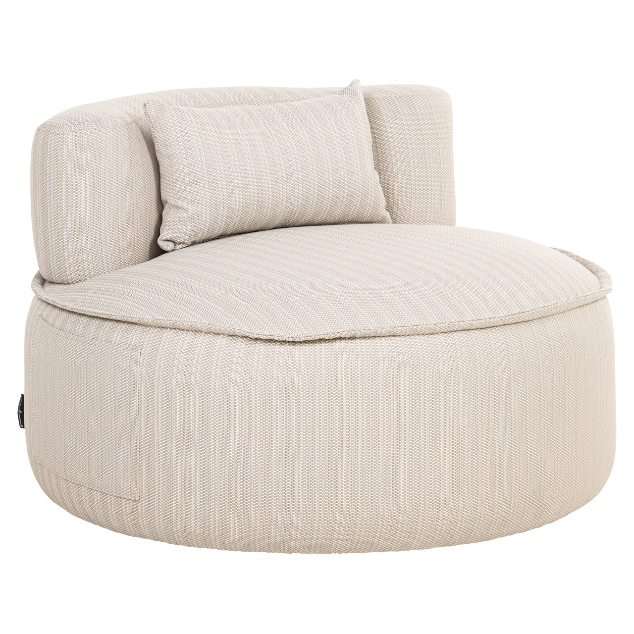 Outdoor lounge chair Nammos beige swivel - Bilde 2