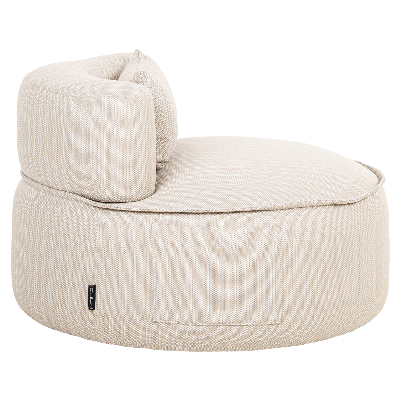 Outdoor lounge chair Nammos beige swivel - Bilde 3