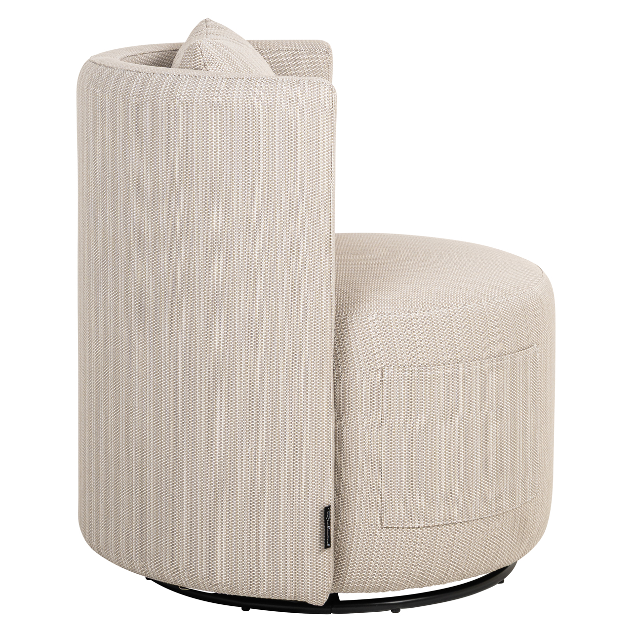 Outdoor dining chair Marlin beige swivel - Bilde 3