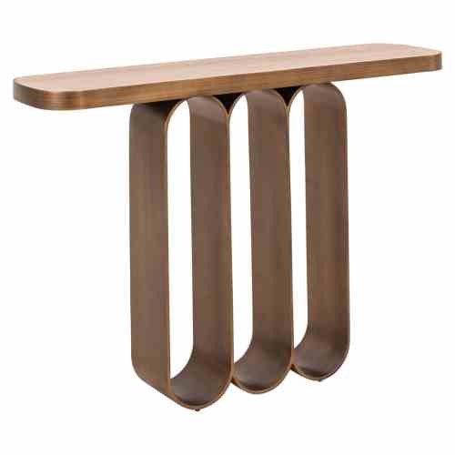 Console Locarno brushed gold