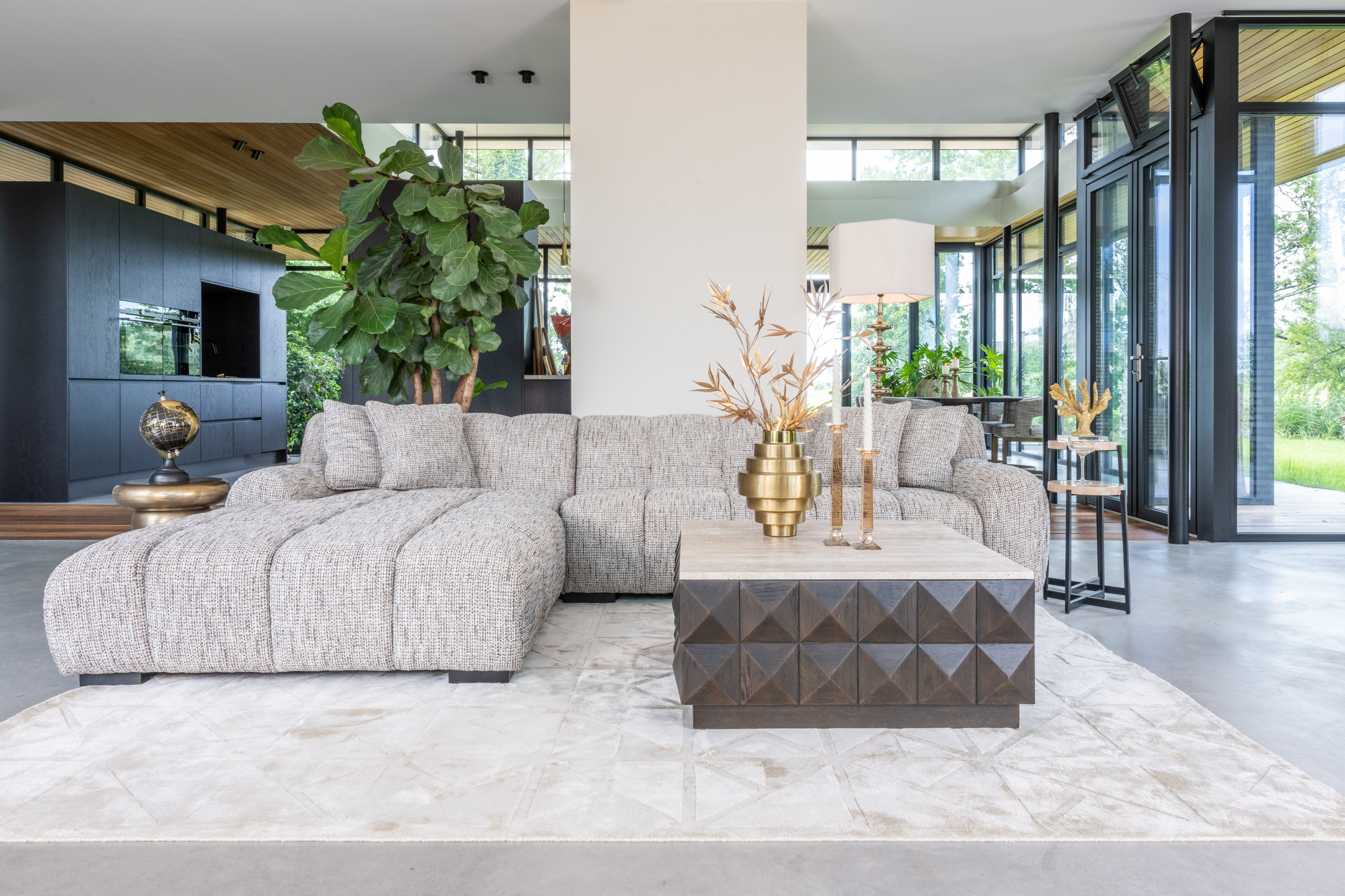 Coffee table Claremont brown - Bilde 8