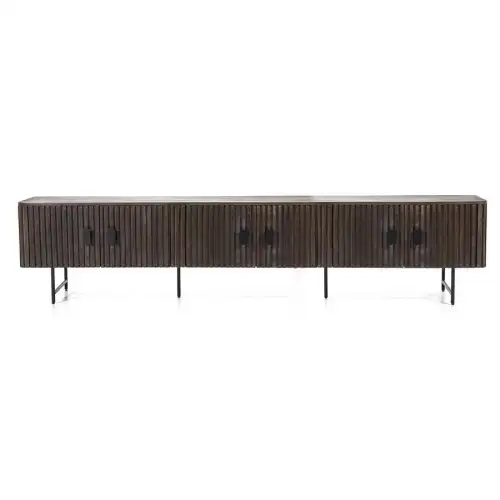 TV Cabinet Remi 6drs - brown