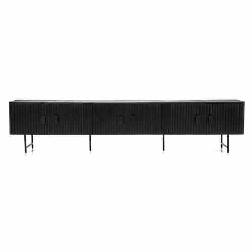 TV Cabinet Remi 6drs - black