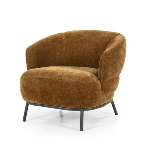Armchair David - mustard Safari