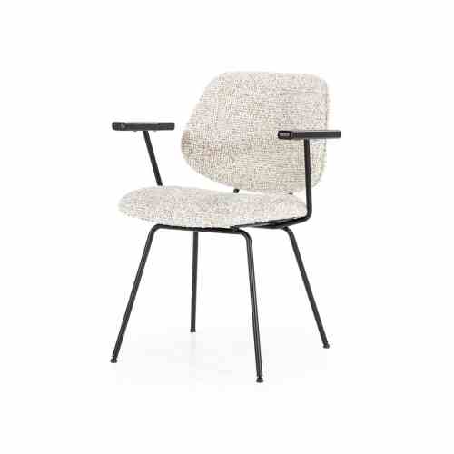 Chair Jon with armrest - beige Maywood