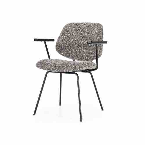 Chair Jon with armrest - taupe Maywood