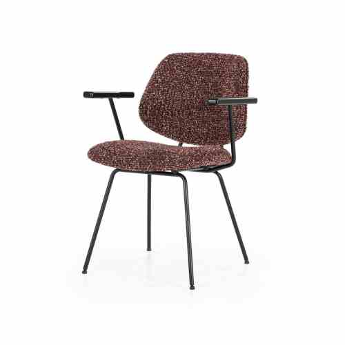 Chair Jon with armrest - red Maywood