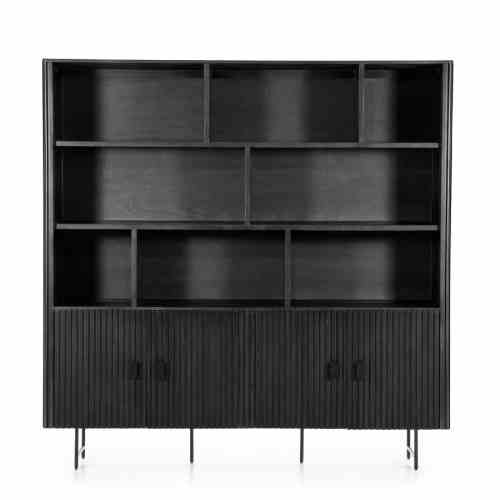 Wall cabinet Remi - black