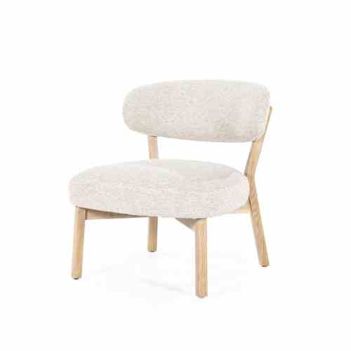 Armchair Mikky natural - taupe Moon