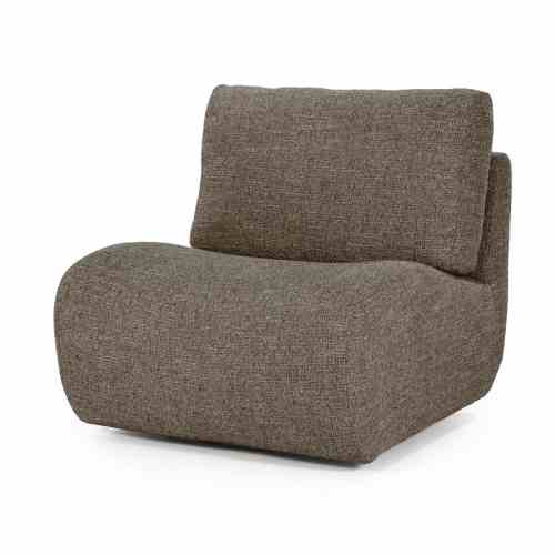 Lounge chair Lucia - brown Donna