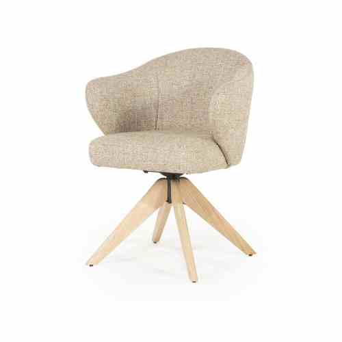 Chair Connor natural - taupe Donna