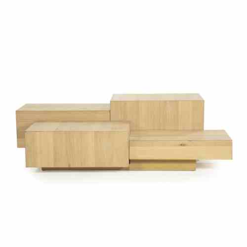 Coffee table Quinten rectangular - natural