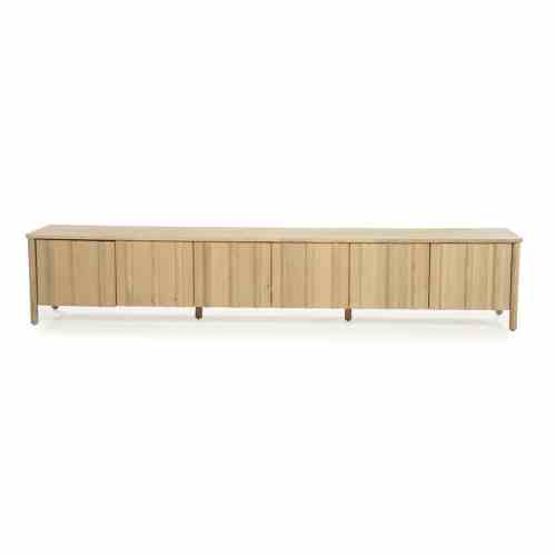 TV cabinet Jake 6 drs. - natural