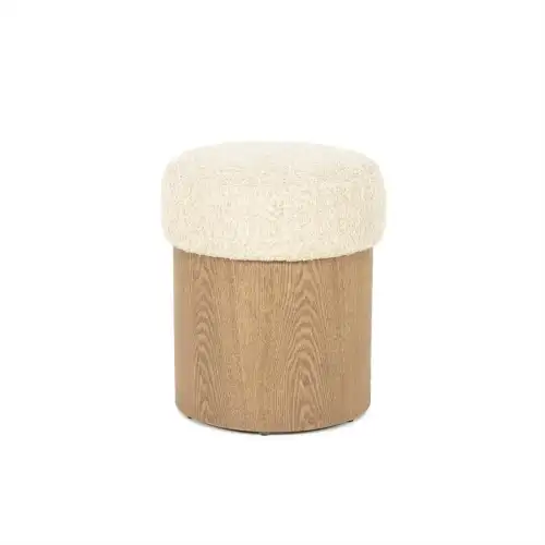 Poef George - beige Flou