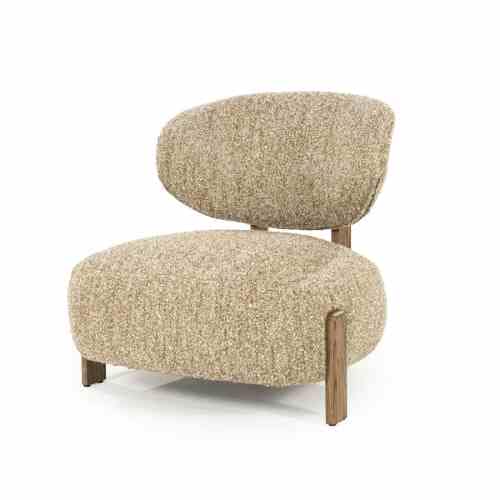 Armchair Reza brown - taupe Bay