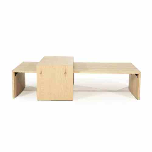 Coffee table set Flo - natural