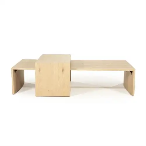 Coffee table set Flo - natural