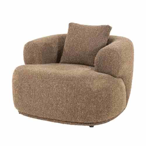 Armchair Bruno - brown Koda