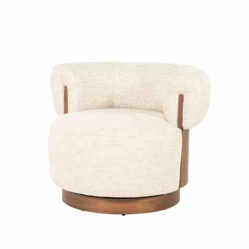 Armchair Nila brown - beige Vanu