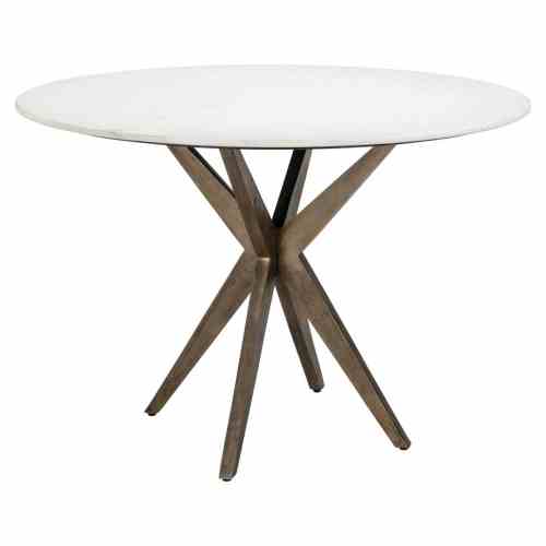 Dining table Maisy white 114Ø
