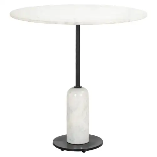 Dining table Jagger black/white 76,5Ø