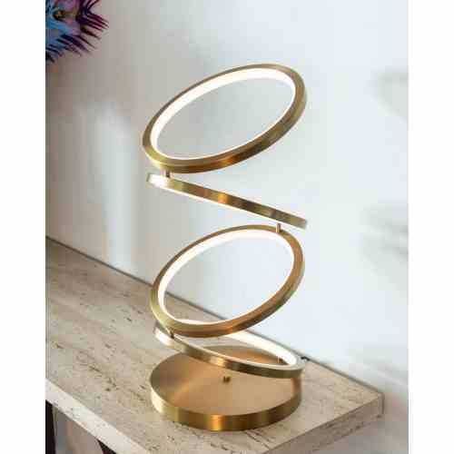 Table lamp Jaimin brushed gold