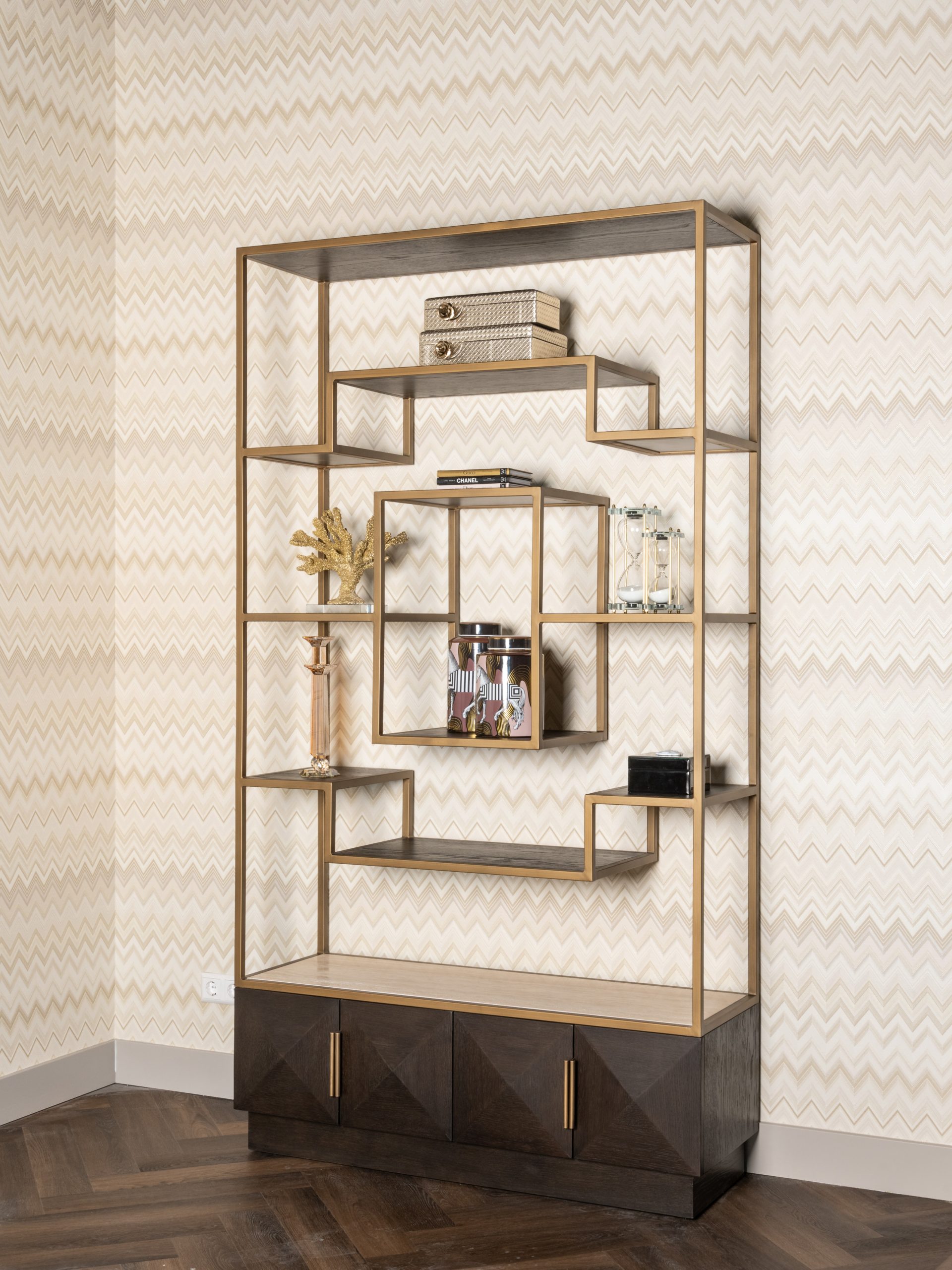 Display cabinet Claremont brown - Bilde 8