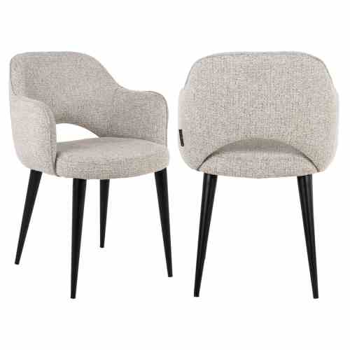 Dining chair Giovanna natural fancy fire retardant