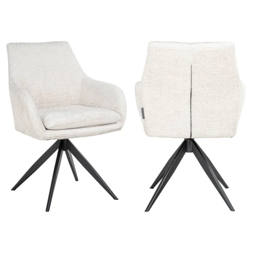 Dining chair Lisonne cream fusion swivel