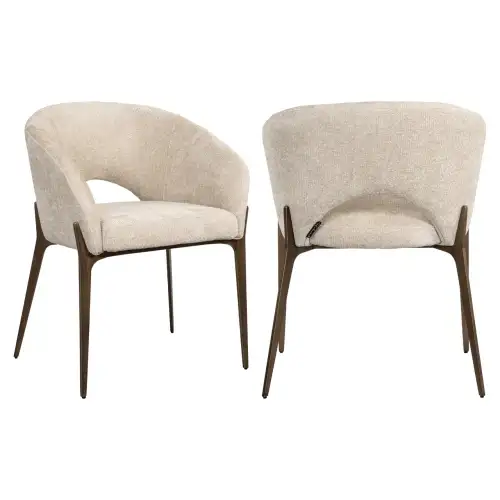 Dining chair Kenzi cream unicorn