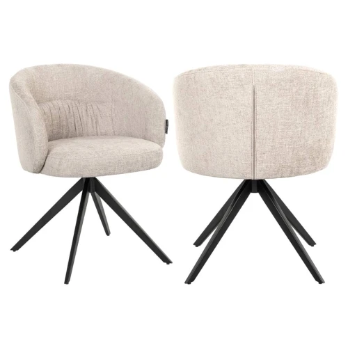 Dining chair Olivia natural miami swivel