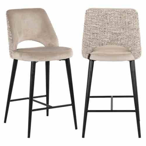 Counter stool Tabitha trendy nature fire retardant