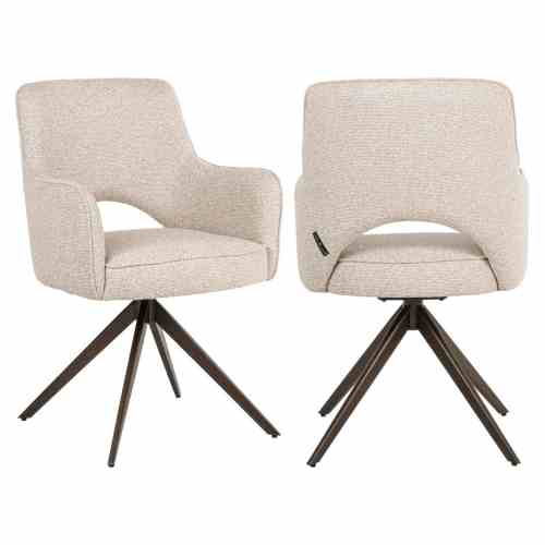 Dining chair Ginerva biscotti swivel
