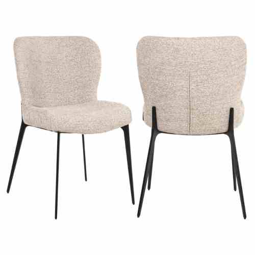 Dining chair Sergio natural linear