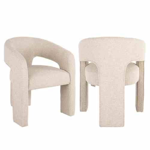 Dining chair Belle biscotti fire retardant