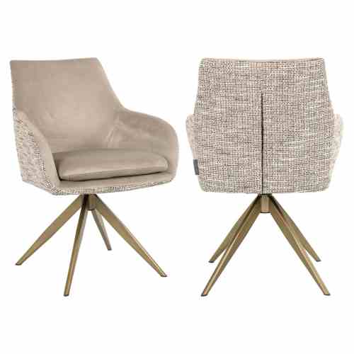 Dining chair Lisonne trendy nature swivel