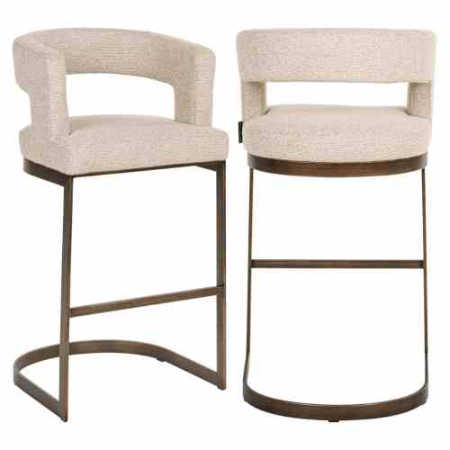 Bar stool Ellis biscotti