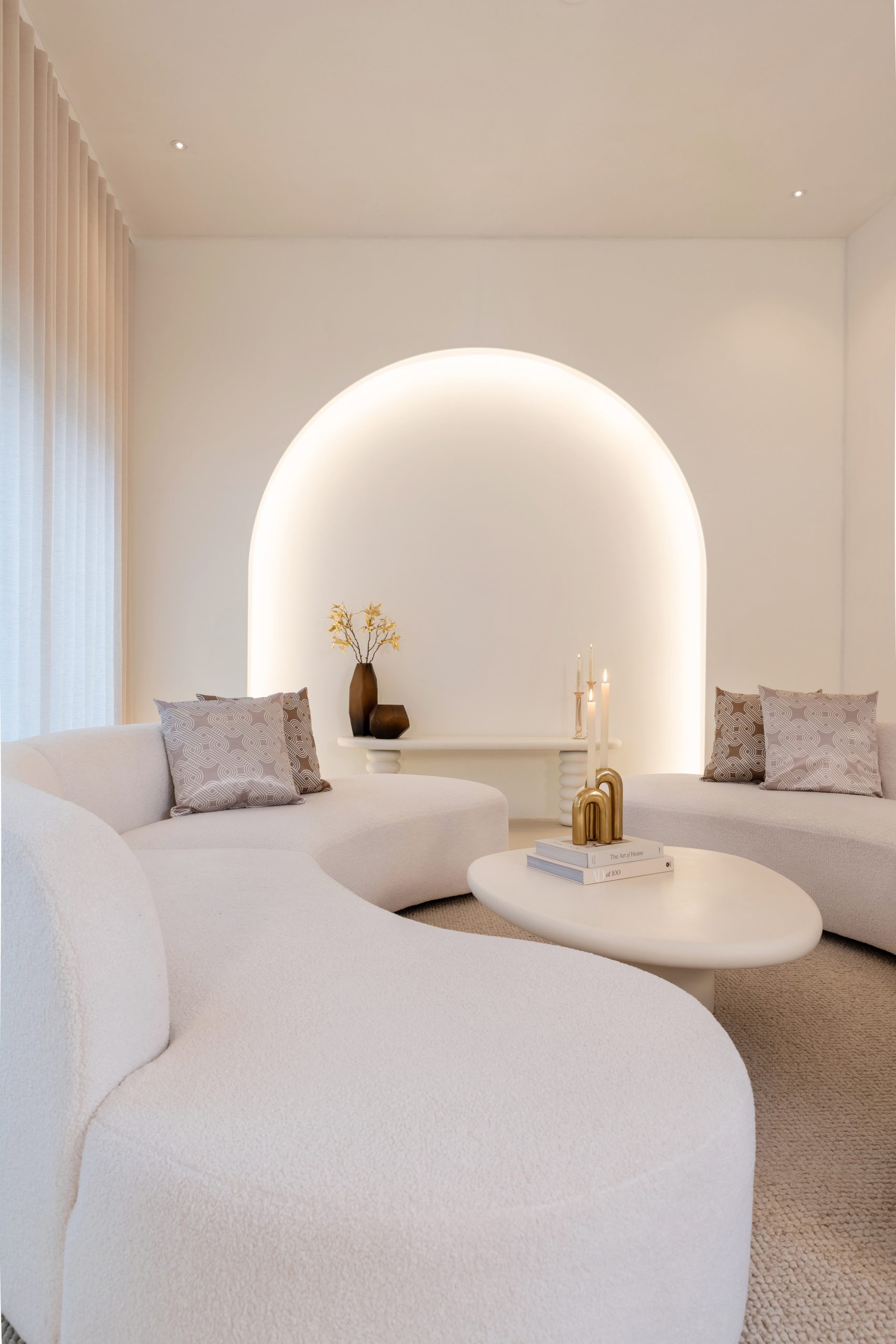 Coffee table Bloomstone white 110x90 - Bilde 9