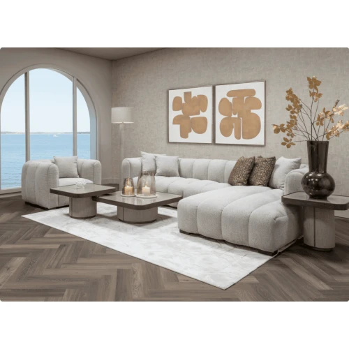 Sofa Novaro natural fancy lounge right