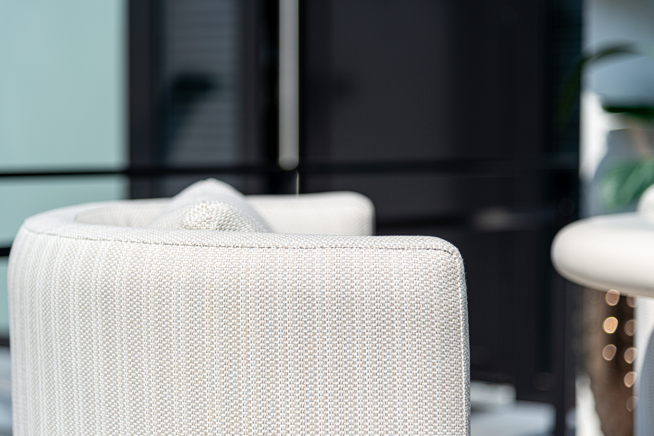 Outdoor dining chair Marlin beige swivel - Bilde 13