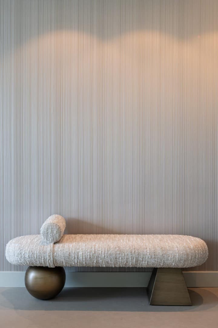 Bench Alexander Jones beige angora (Geneva) - Bilde 8