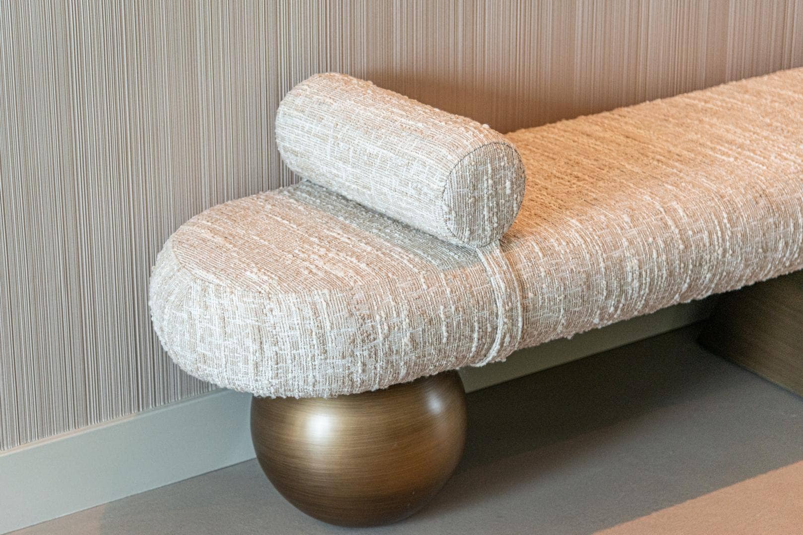 Bench Alexander Jones beige angora (Geneva) - Bilde 10